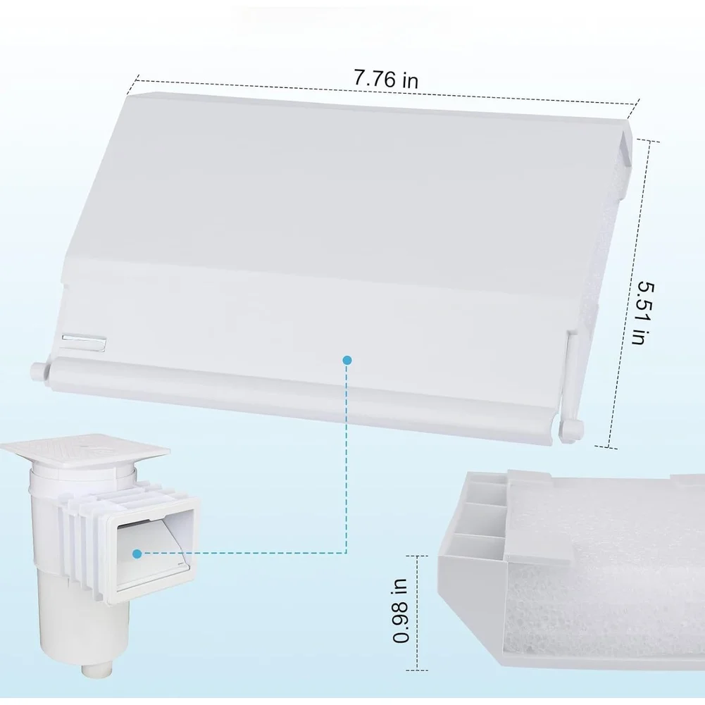ABS Pool Skimmer Baffle Replacement For Hayward SPX1082K Fits SP1083 SP1084 SP1085, Swimming Pools Parts