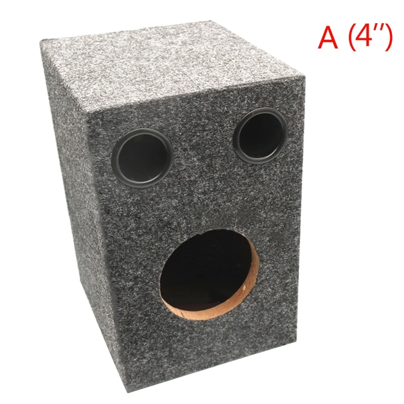 High Quality for Car 4 inch/5 inch Basses Subwoofer Labyrinth Vent Sub Box Stereo Enclosure Unloaded Speaker Drop Shipping