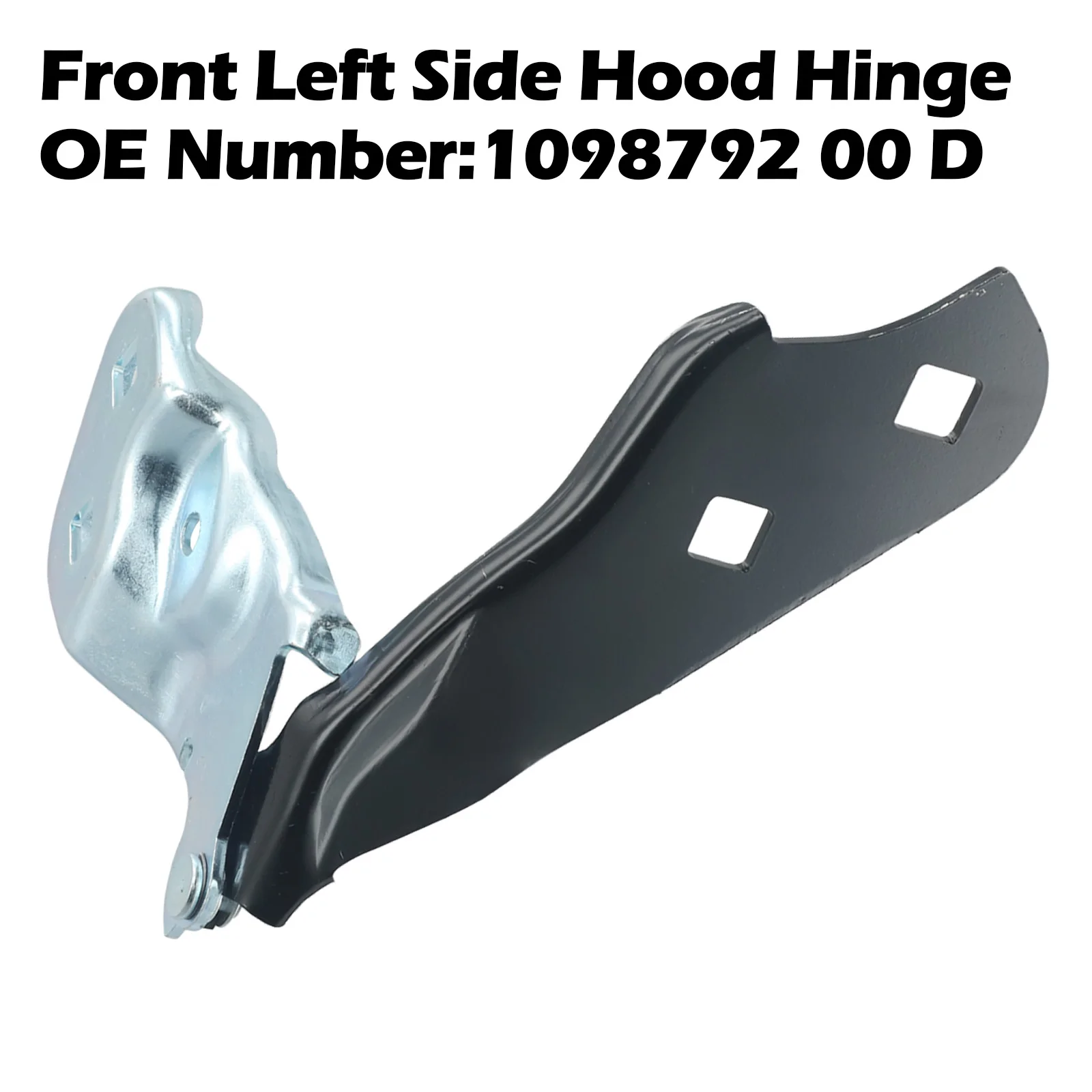 

Hood hinge part replacement compatible with left side of the For Tesla For Models produced between years Seventeen and Twenty