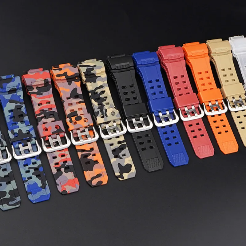 For Casio G-shock Rangeman Gw-9400 9300 Camouflage Resin Watchband Sport Waterproof Silicone Watch Accessories Bacelet