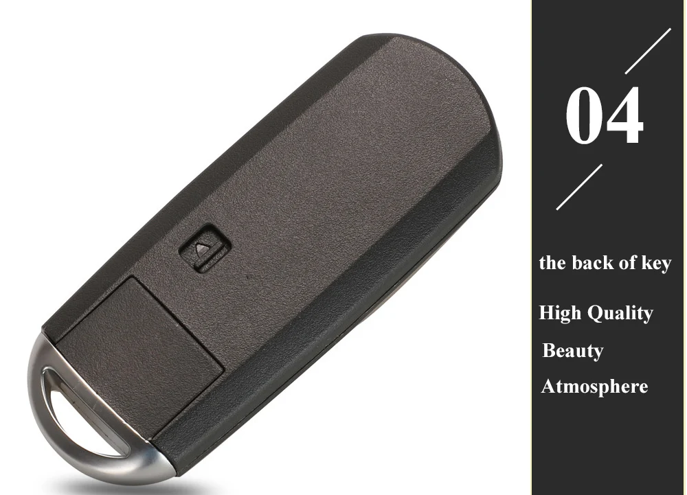 Jingyuqin 433 Mhz ID49 2/3/4 Tasten Smart Key für MAZDA 2 3 6 CX-5 Atenza Axela 2014 + SKE13E-01 SKE13E-02 Auto Fernbedienung Nologo – Detail 10