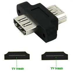 HDMI Compatible Adapter Head With Screw Hole HDMI Compatible Female Panel With Fixed Connector