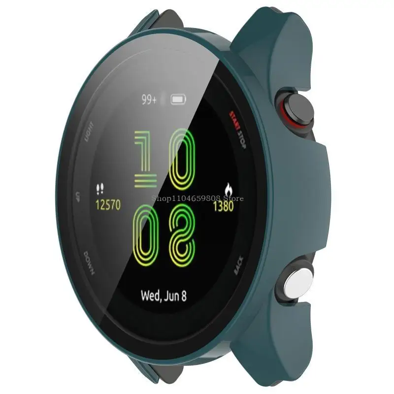 جهاز كمبيوتر واقعي لحالة GarminForerunner 255 Watchproof Frame Cover for
