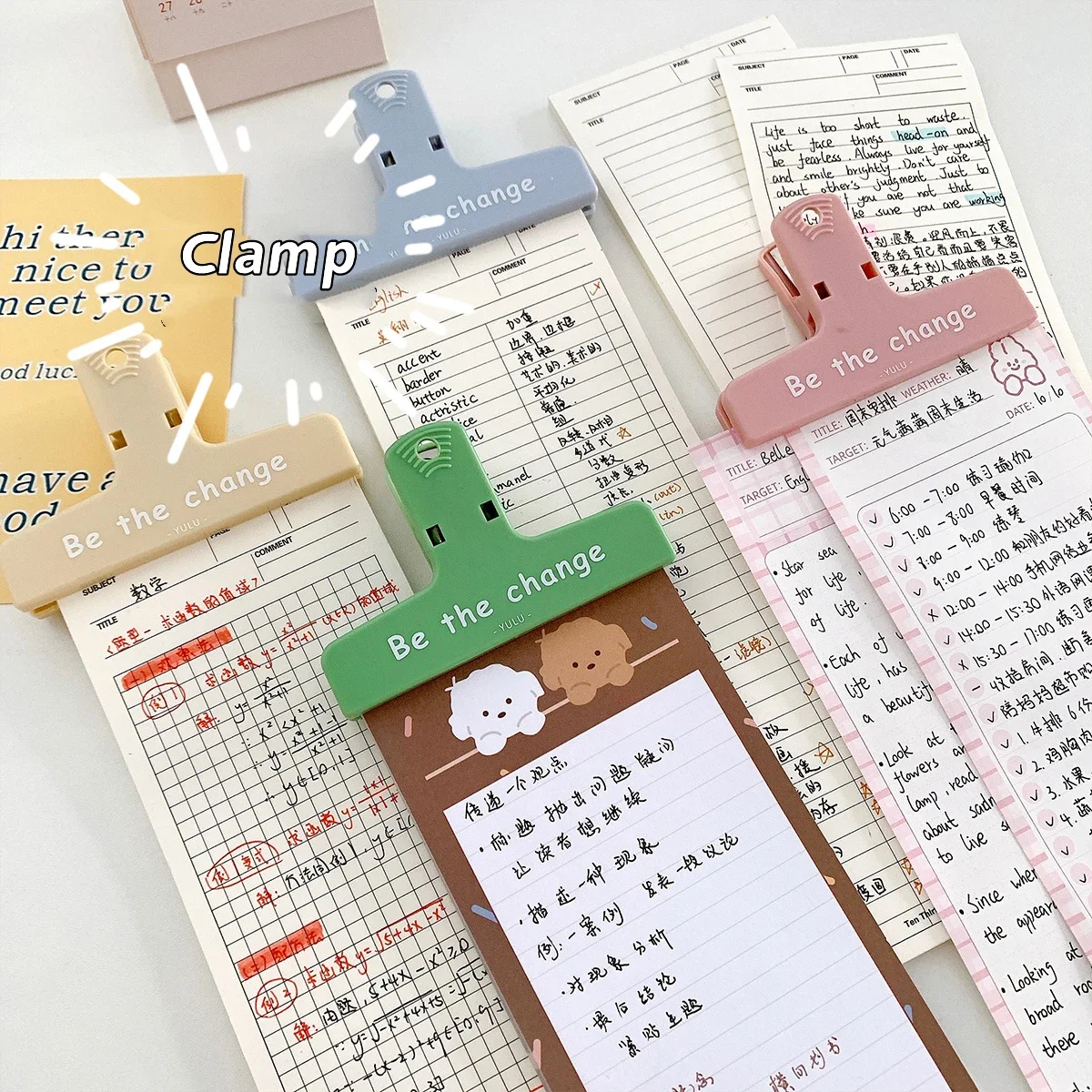 1pcs Neat and Clean Magnetic Paper Clip Retro Color Magnet Clamp Holder for Fridge File Document Memo Office School F7132