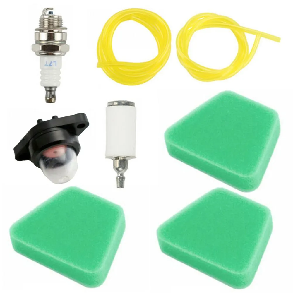 Tuyau de Filtre à Carburant pour Poulan et Scie à Chaîne Mcculloch, Ampoule d'Apprêt, Bougie