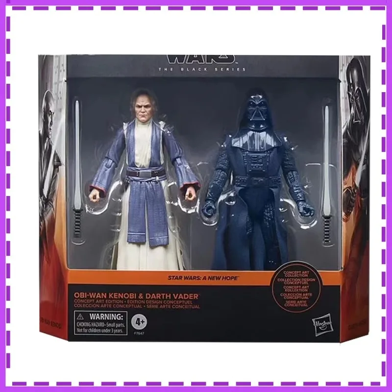 

Hasbro Anime Star Wars Obi Wan Kenobi Darth Vader Christmas Gifts or Collection Active Joint Genuine Action Figure Model Toys