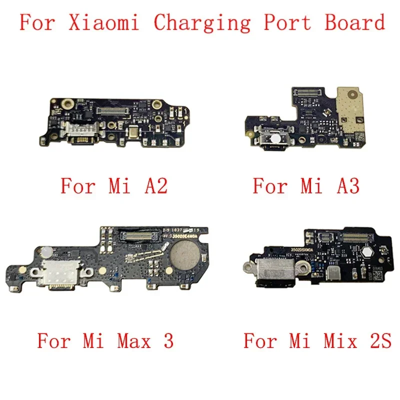 

USB Charging Port Board Flex Cable For Xiaomi Mi A2 A3 Max 3 Mix 2S Charging Connector Repair Parts