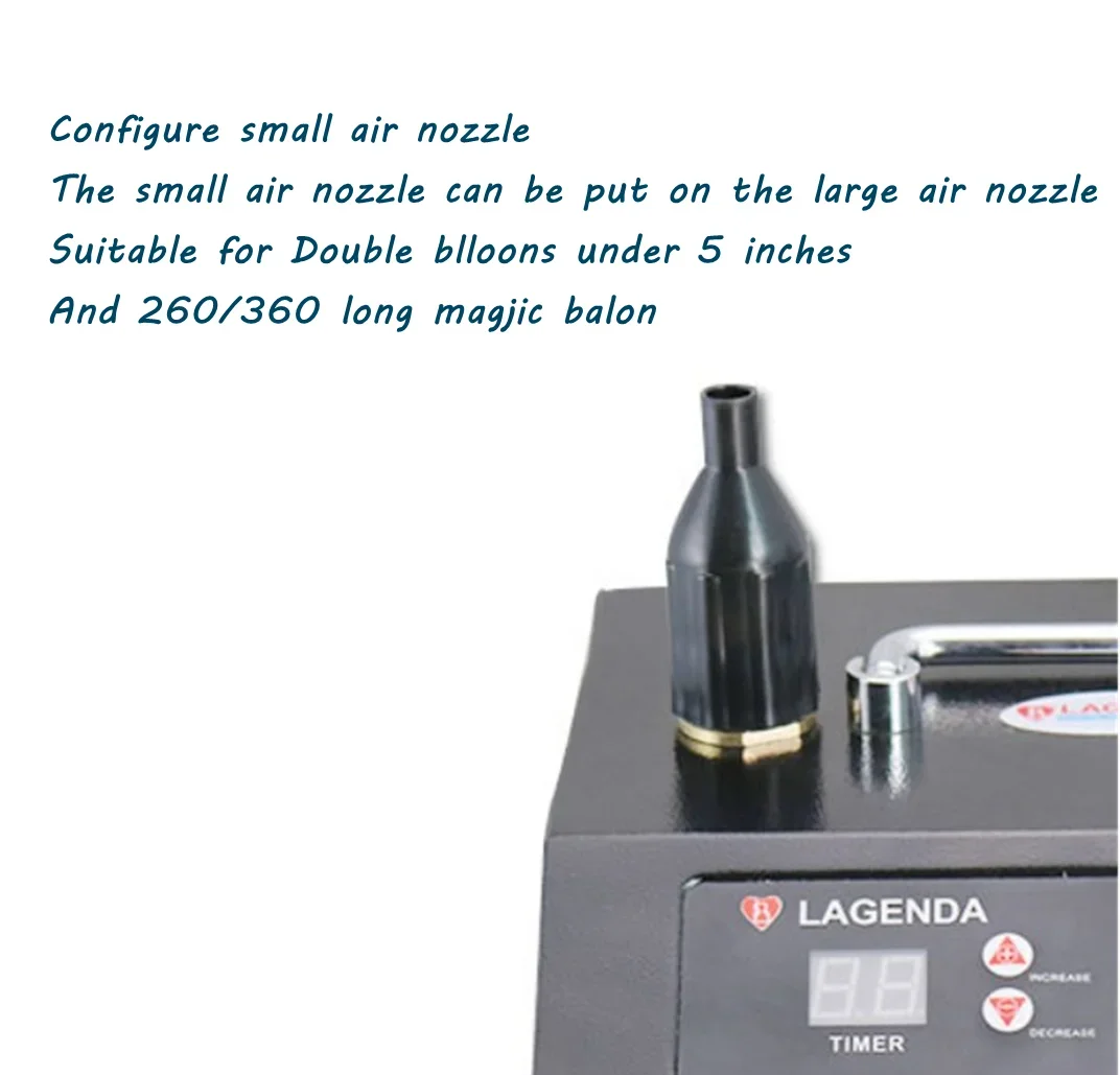 B322 3.0/5.0 Digital Timer and Counter Electric Balloon Inflator，has two start - up functions: press - operated and pedal - ope