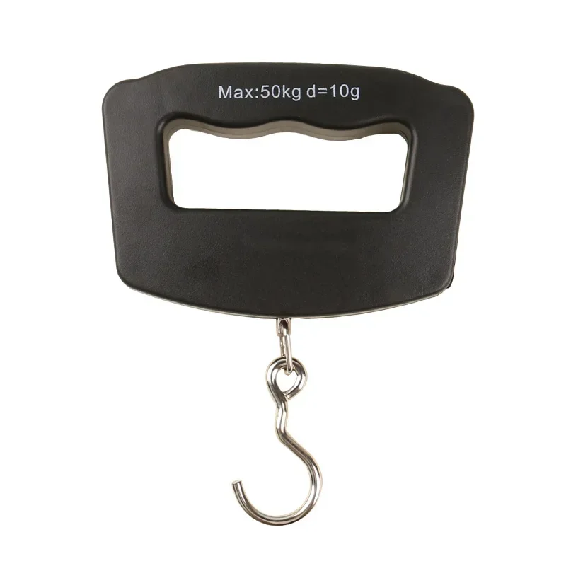 Imagem -03 - Mini Balança Eletrônica Portátil 50kg Casa Agregado Familiar Supermercado Vegetais Pesca Gancho Expresso Pacote Bagagem