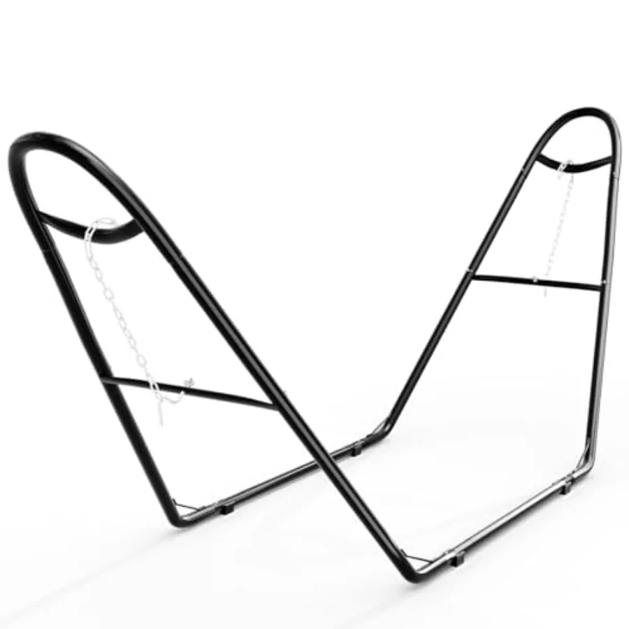 

Universal Double Hammock Stand 550-Pound Capacity Heavy-Duty Outdoor Hammock Stand for 9 to 14 Foot Hammocks Black
