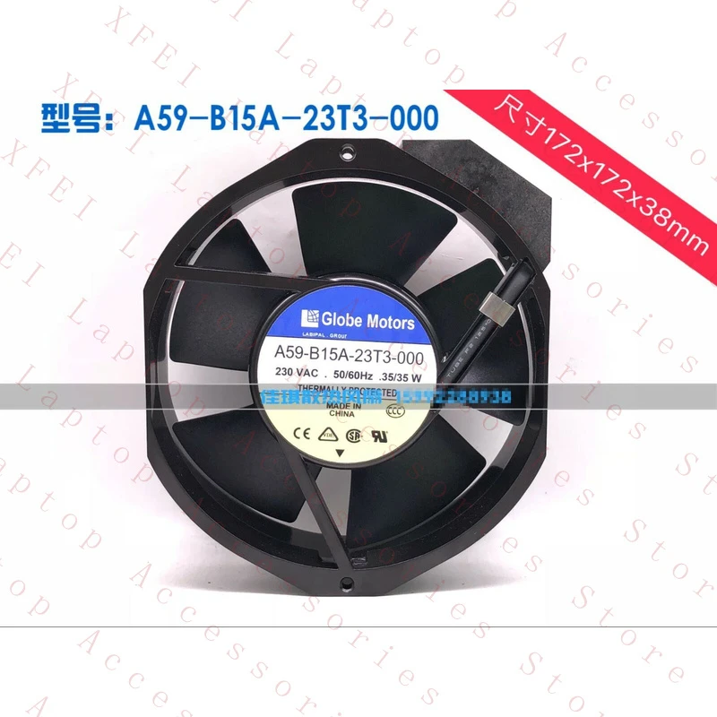 

D 1pcs FOR GLOBE MOTORS A59-B15A-23T3-000 230V AC 35W cooling fan