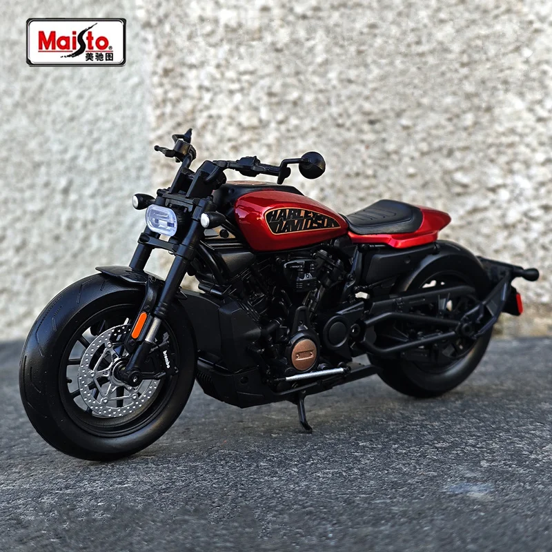 

Maisto 1:12 2024 Harley Sportster S сплав для отдыха, круизная модель мотоцикла, литая под давлением металлическая уличная спортивная модель мотоцикла, подарок для детей