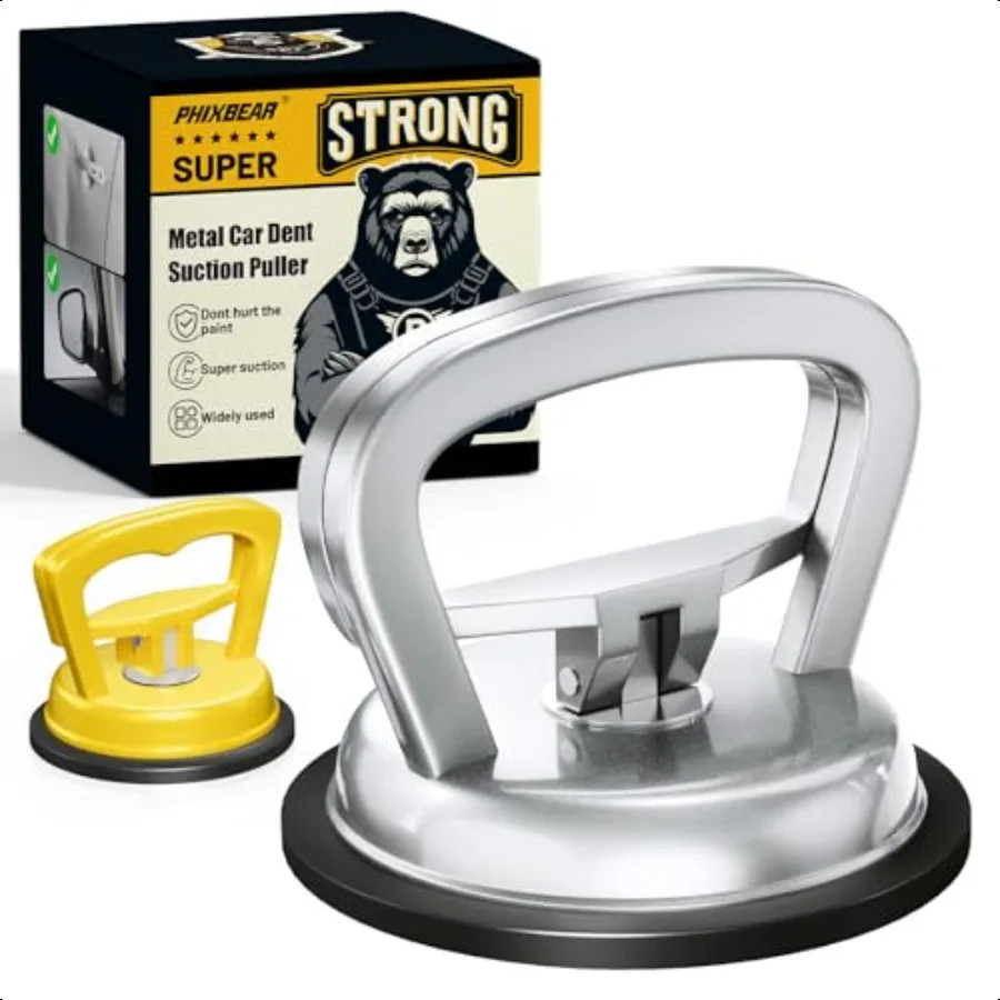 

Мощный металлический автомобильный всасывающий съемник вмятин, 2 шт., алюминиевый инструмент для удаления вмятин для автомобиля, краска, ремонт вмятин, прочная, прочная присоска для