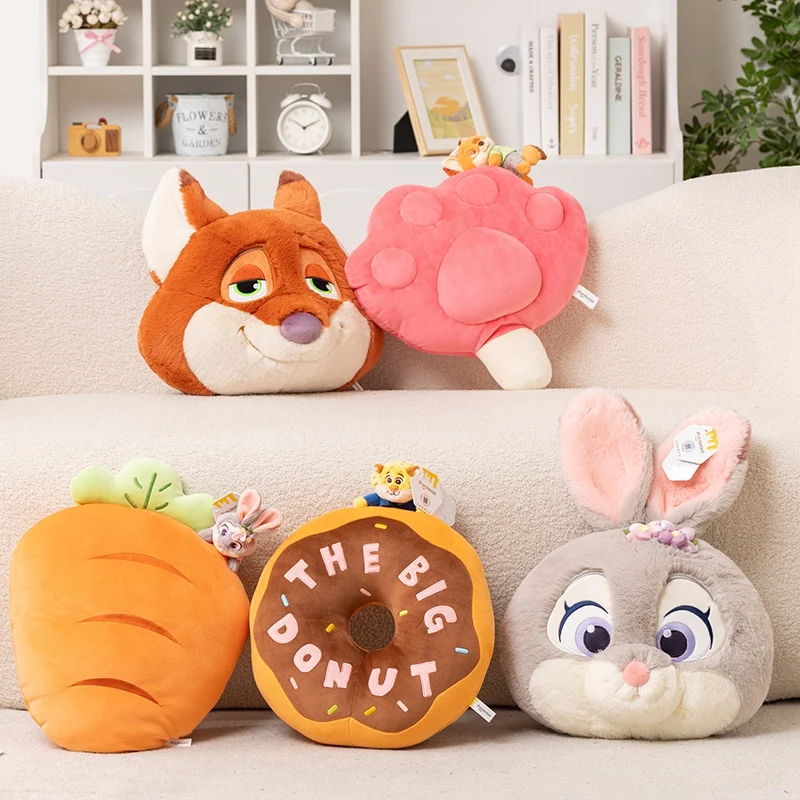 

Disney Zootopia Nick Judy Cartoon Anime Plush Stuffed Doll Room Kawaii Plushies Pillow Ornaments Girls Boys Holiday Gifts
