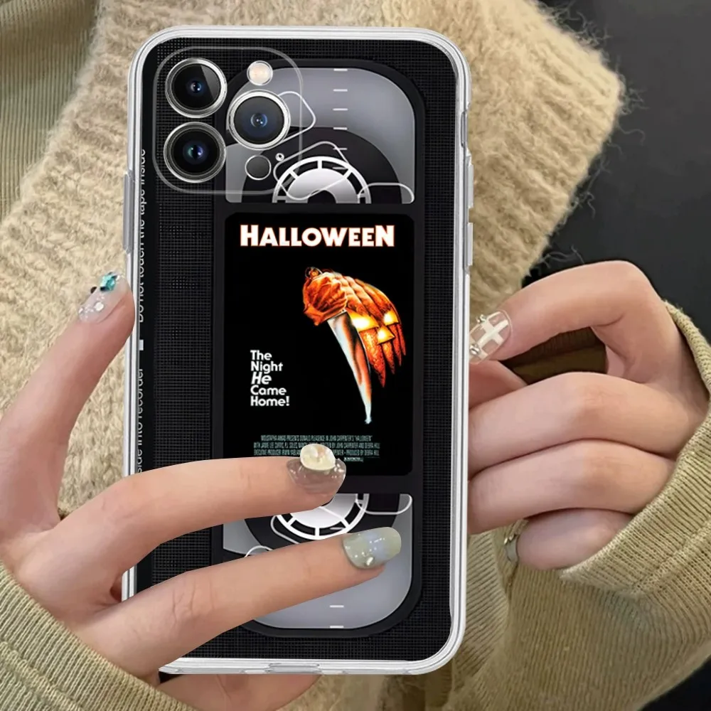 Horror Movie Video Phone Case For iPhone 15 14 13 12 Mini 11 Pro XS Max X XR SE 6 7 8 Plus Soft Silicone Cover