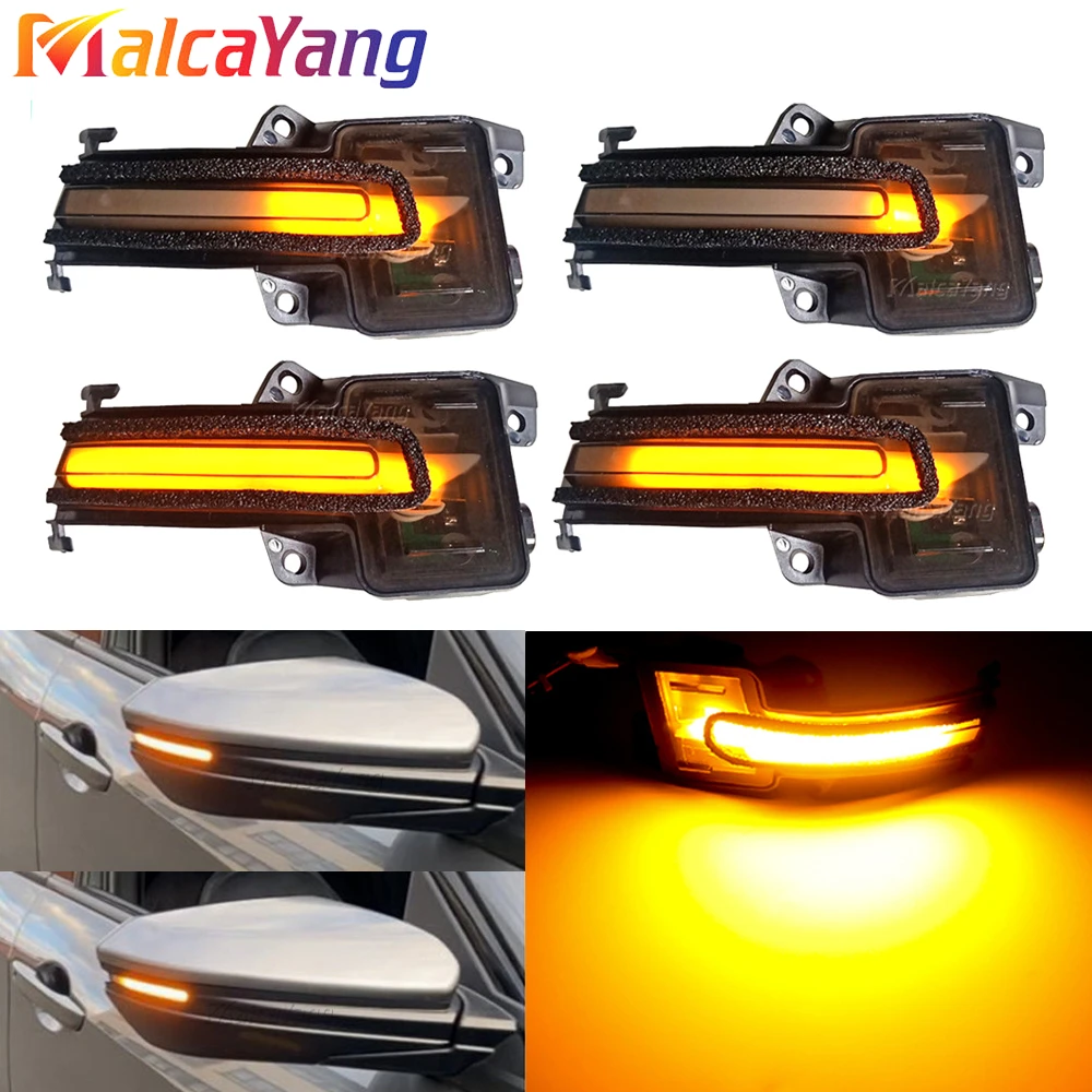 2 Pieces LED Dynamic Blinker Sequential Side Mirror Indicator Turn Signal Light For Honda Civic MK X MK10 10th FC FK 2016-2020