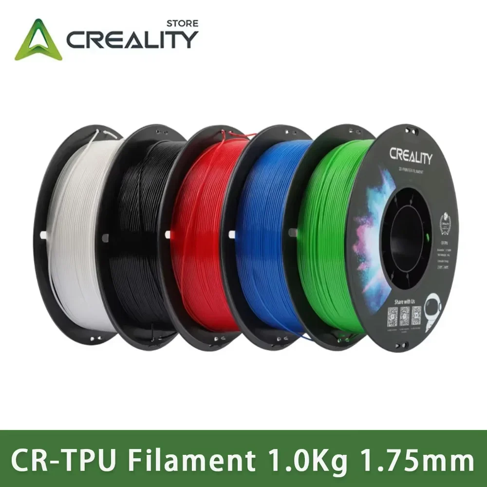 CREALITY CR-TPU Filament 3D Printing High Resilience Soft Adhesive Material Environmental Protection 1.75mm Filament Diameter