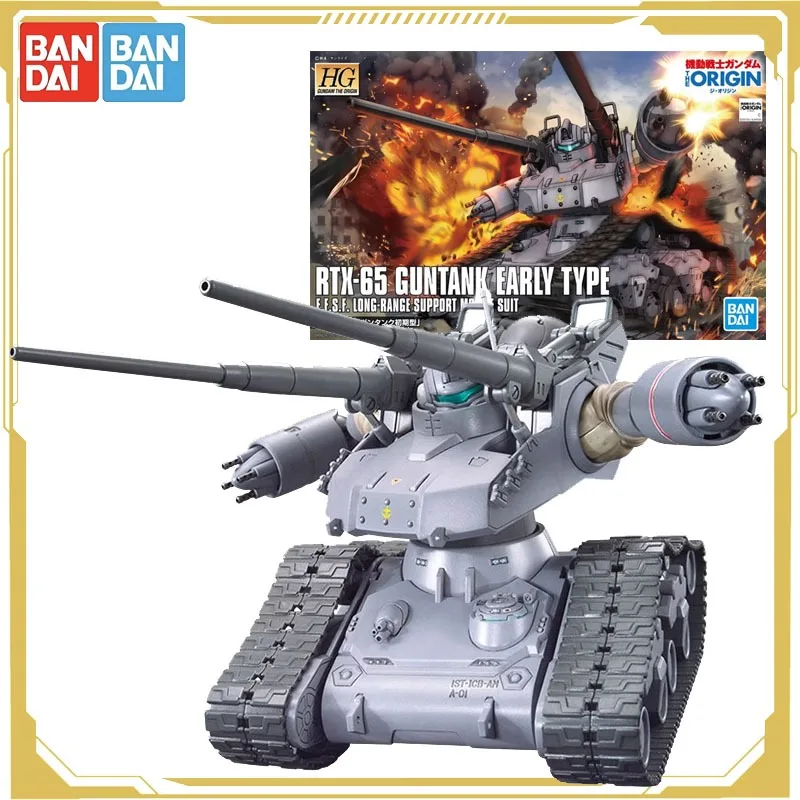 

Bandai Original GUNDAM Anime Figure HG GTO 1/144 002 RTX 65 GUNTANK EARLY TYPE Action Figure Toys for Boys Girls Kids Gift