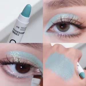 仕上げの仕上げ〜608蛍光ペン、同じ目の髪の明るいスリッパシルクウォームnフラッシュシャドウ、604マットホワイトパールモット 10ベストセールスグリマー-2