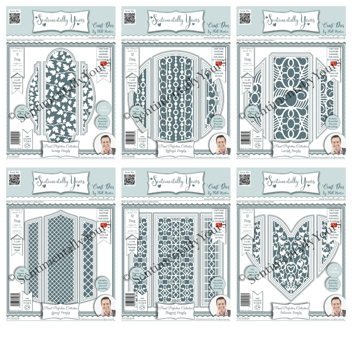 DL Accessory Panel Slimline Collection Extended Family A5 Set Metal Cutting Dies DIY Scrapbook Paper Festive Stamps Template image 3