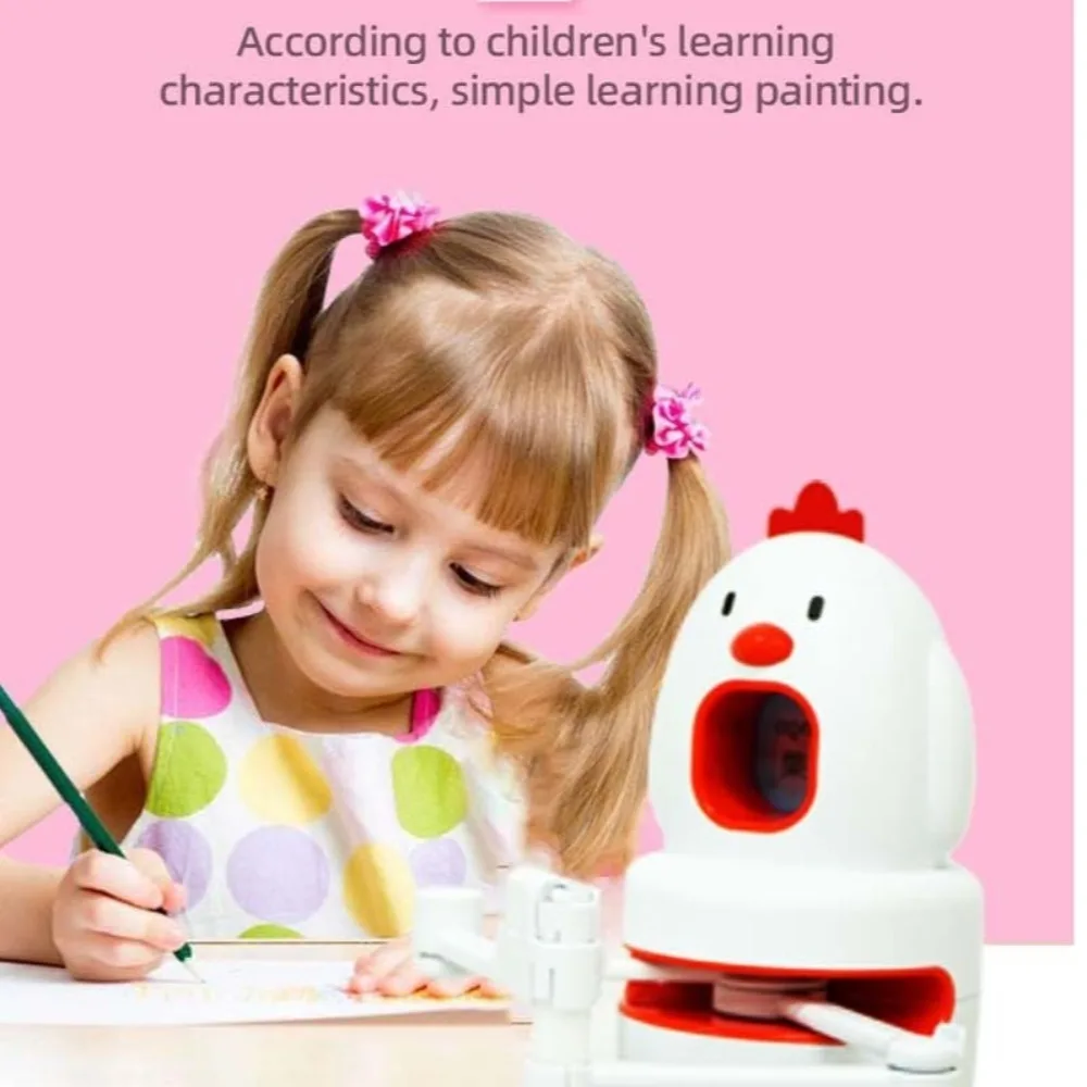 Nuevo Robot de dibujo interactivo por voz con tarjetas de 130 palabras, aprendizaje cognitivo, dibujo Montessori, aprendizaje educativo automático