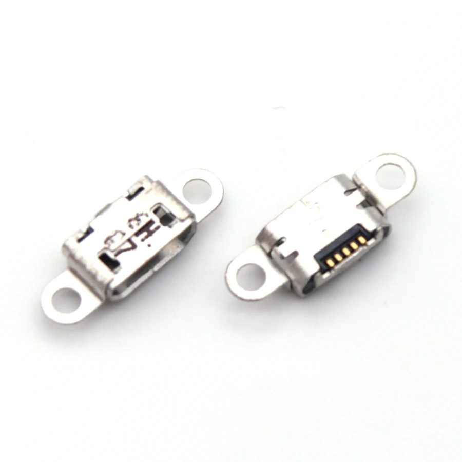 10-100pcs Micro USB Jack Connector Female 5pin Charging Dock Port Connector For OPPO VIVO X3T Y27 Y33 Y37 Y51 Y53 Y55 y66