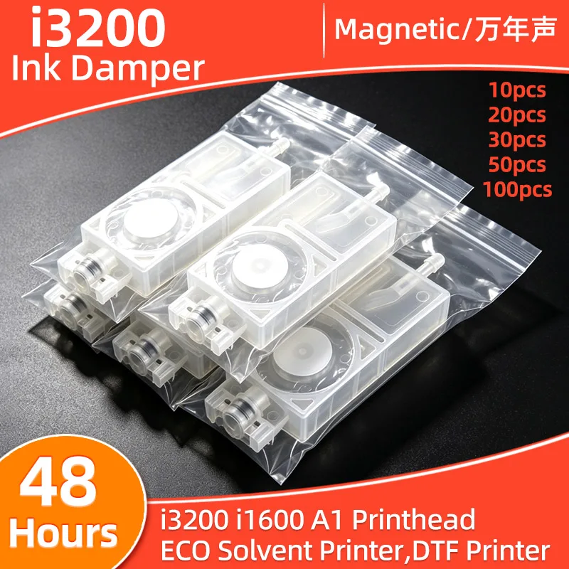 10pcs - 200pcs  i3200 Print head damper for 4720 i1600 Printhead Solvent Eco-solvent Ink Dumper DX5 XP600 5113 DTF ink Damper