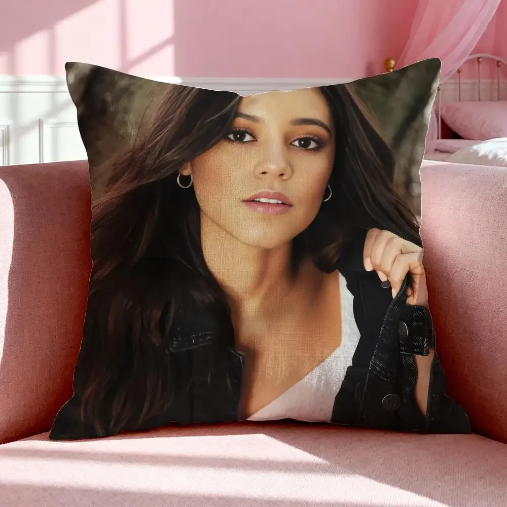Celebrity  Ortega Double-sided Printed pillow cover Short plush Suitable living rooms bedrooms sofas throw cushion cover