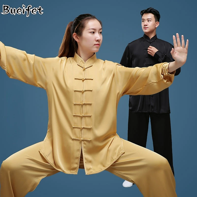 Kung Fu Uniforms Adult Morning Exercise Wushu Clothing Adults Martial Arts Women Men Taijiquan Training Performance Costumes