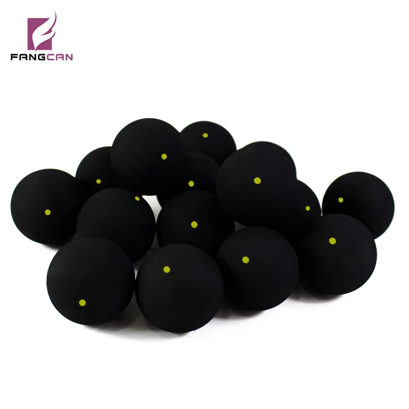 10pcs Original FANGCAN One Yellow Dot Squash Ball Suit for Different Playground Tournament Training Ball Middle Speed