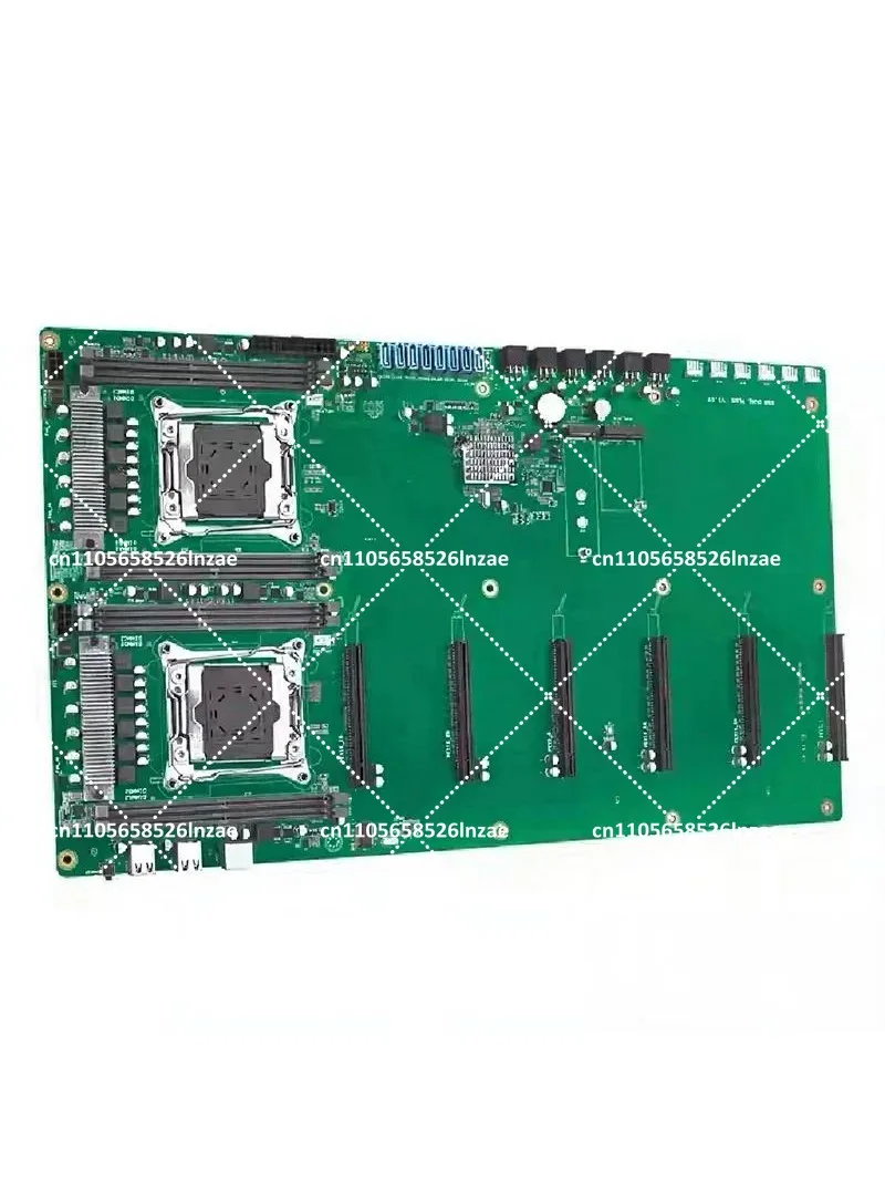 Dual-Socket Motherboard LGA2011-3 DDR4 6 PCIe Slots Wide Spacing for Graphics Cards