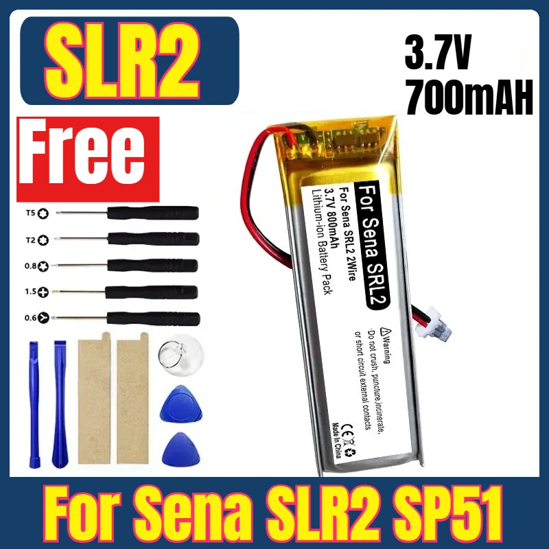 

3.7V 700mAh Headphone Battery for Sena SLR2 SP51