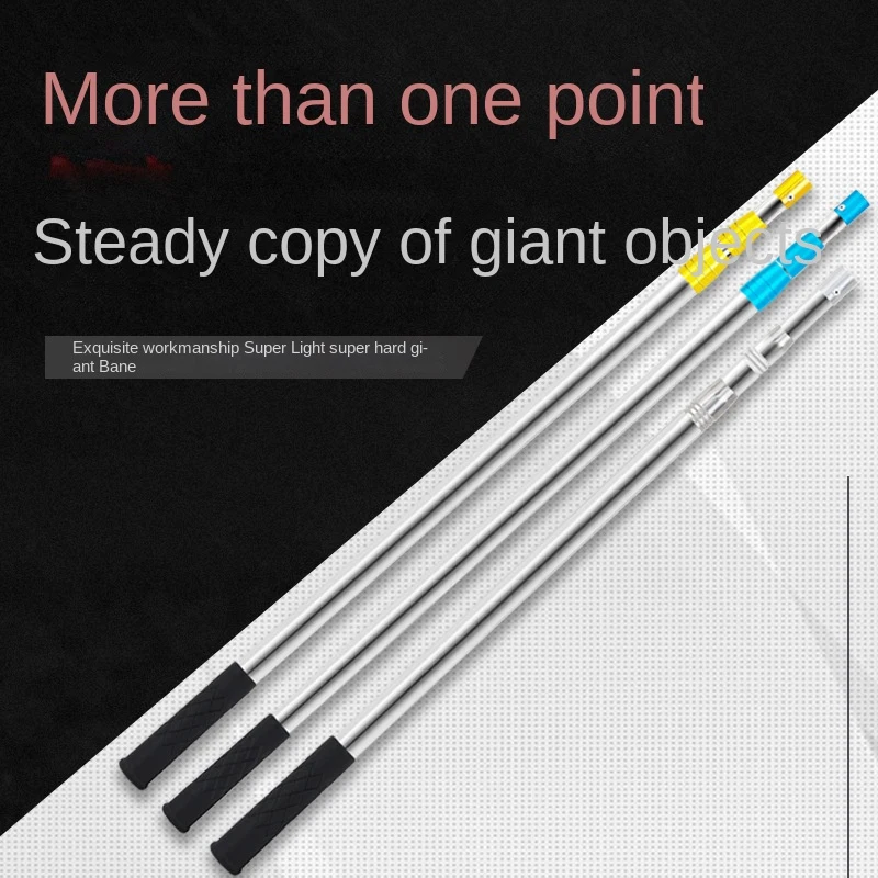 Fishing  Copy Net Rod Can Be Positioned Durable Stainless Steel Portable Fishing Gear Telescopic Harpoon Bar 1.5-7 Meters