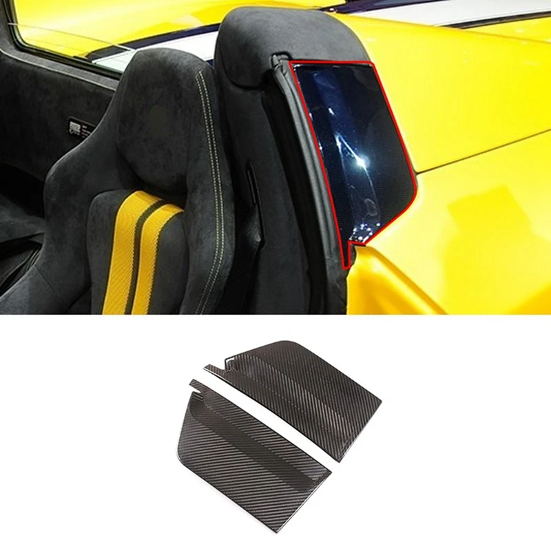 

Car B-Pillar Window Cover Decoration Trim Side Pillar Protection Trim For Ferrari 458 2011-2016 Dry Carbon Fiber