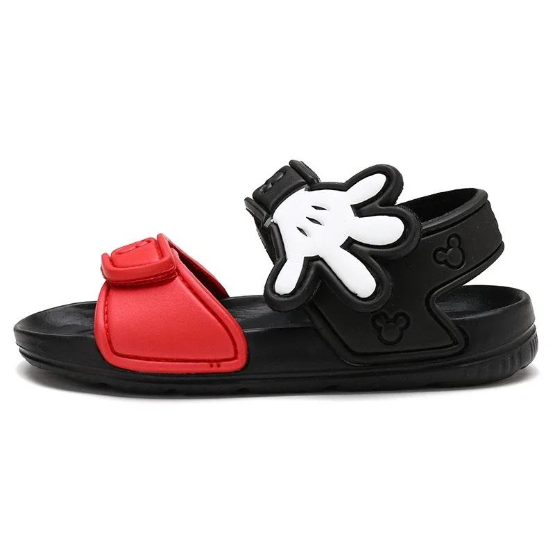 Sandales d\'été pour bébés garçons, chaussures de plage non ald Spider Man, pantoufles respirantes et imperméables pour enfants