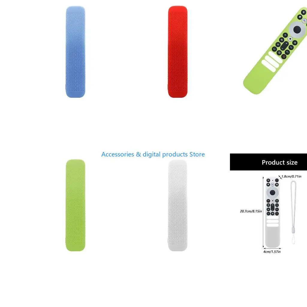 77JD Protective Silicone Remote Case With Precise Button Cutouts Water Resistant for RC902V FMRK Easy Maintenance