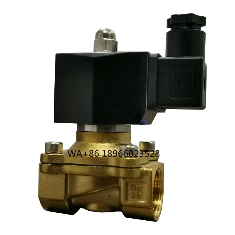 Zero Pressure Start Diaphragm 2W Series Solenoid Valve Fountain Brass Water Solenoid Valve