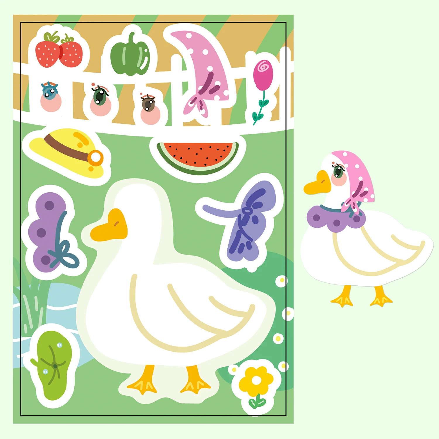 8/16/32PCS Bauernhof Tier kinder Puzzle Aufkleber Cartoon Hand Konto Material Telefon Fall Notebook Gepäck wasserdichte Aufkleber