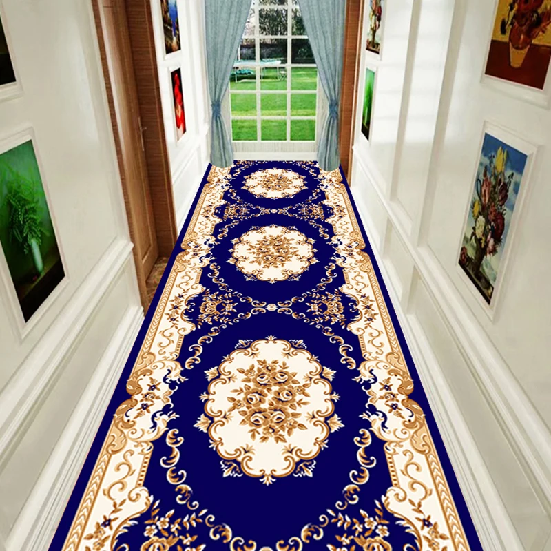 Autumn Style Long Lobby Carpet rugs living room Stairway Hallway Home Corridor Carpet Aisle Party Wedding Red Area Rugs