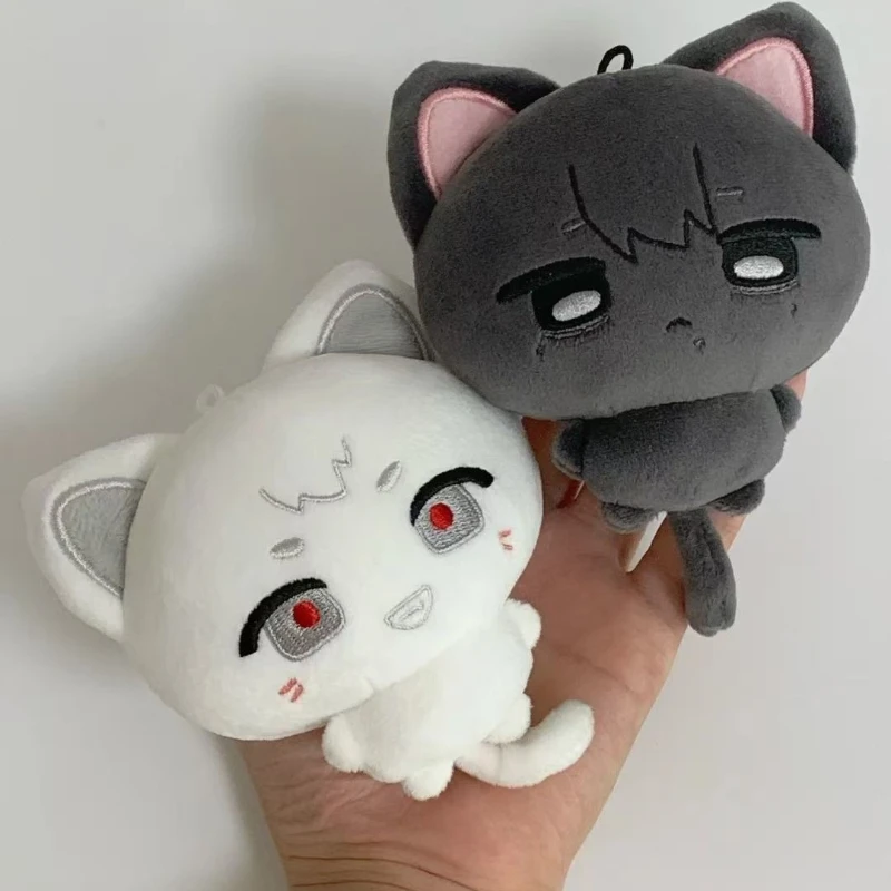 10CM 夏の光る猫 コットン製おもちゃ 猫 漫画 キド・ヒカリ 滝奈香 治樹 ぬいぐるみ ペンダント バックパック 子供向けギフト