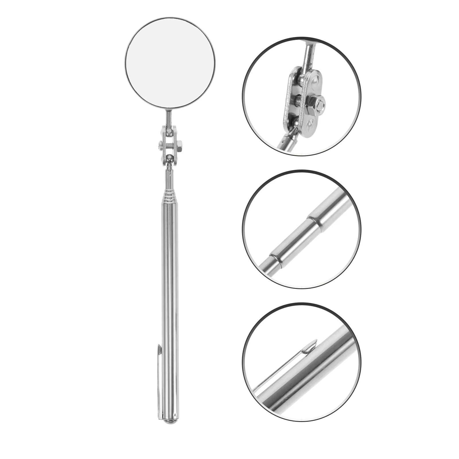 

Car Maintenance Inspection Mirror under Small Automotive Telescopic Retractable Mechanical Vehicle Pipeline Metal Universal