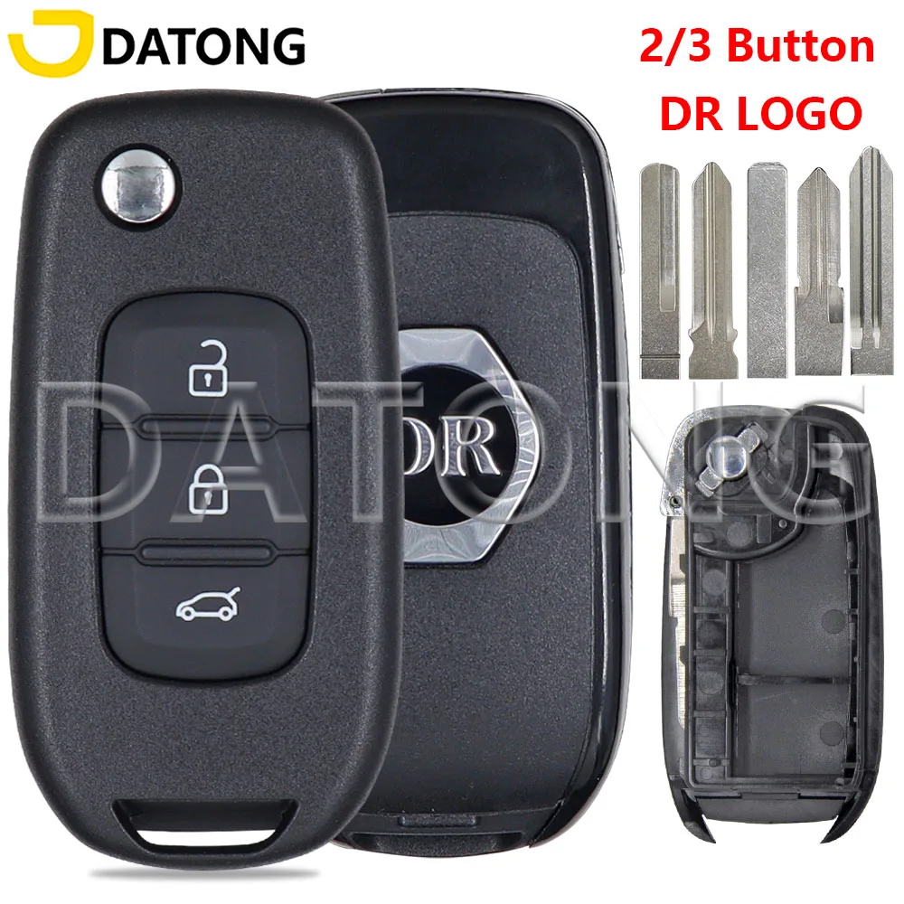

Datong World Replacement Flip Car Remote Key Shell Case For Renault Logan Duster Stepway Megane Sandero Kadjar Captur Sandero