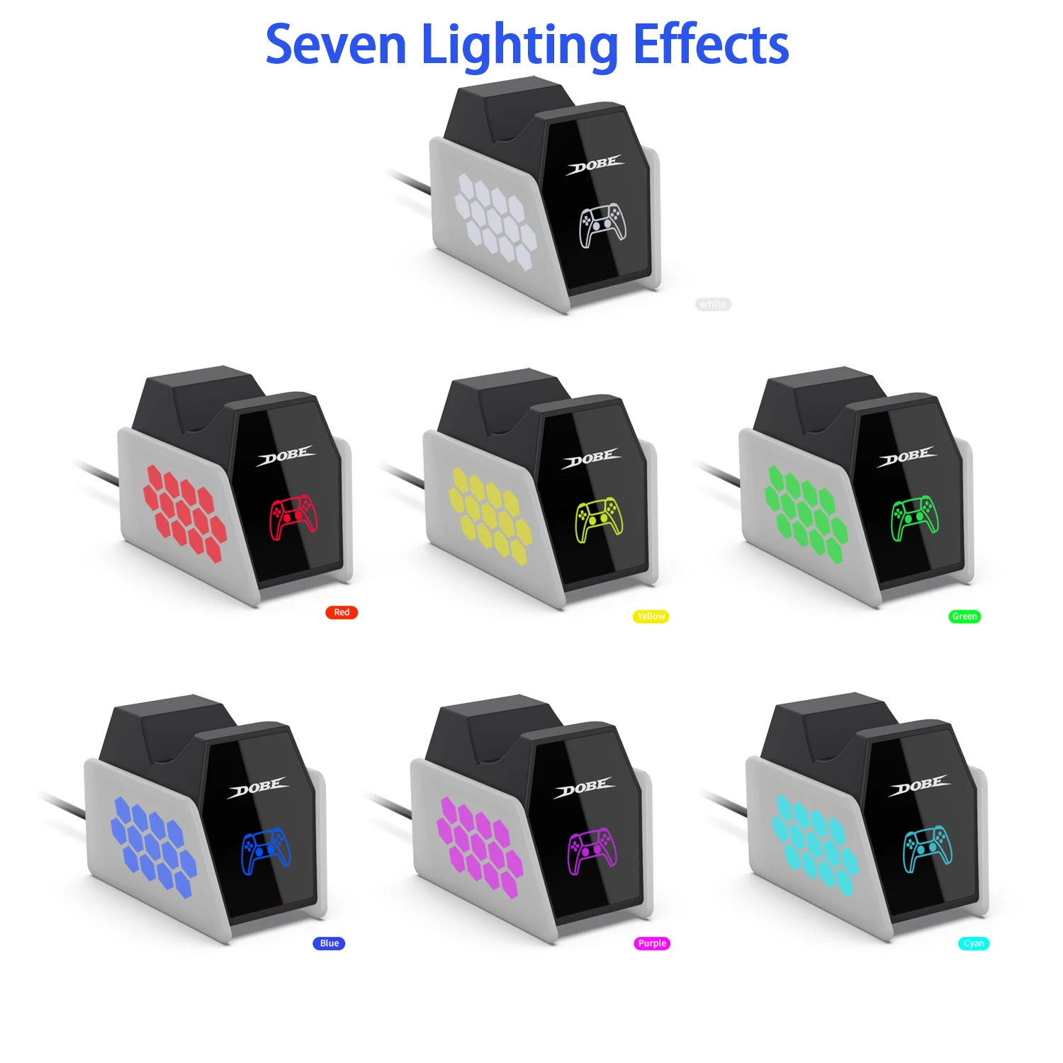 Single PS5 Controller Charger Charging Station Docking for Playstation 5 DualSense Controller PS5 Fast Charging Station Stand