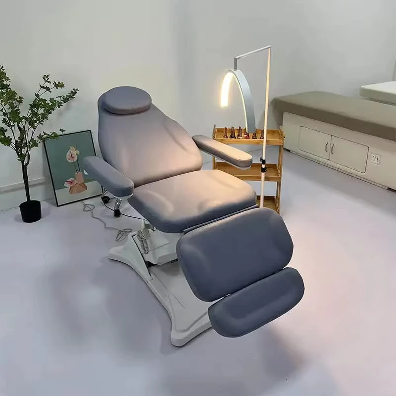 Moderne Elektrische Kosmetikliege 2026 für Gesichtsbehandlungen, Wimpernverlängerung und Massage im Salon, Gesundheitspflege, Weiße Farbe