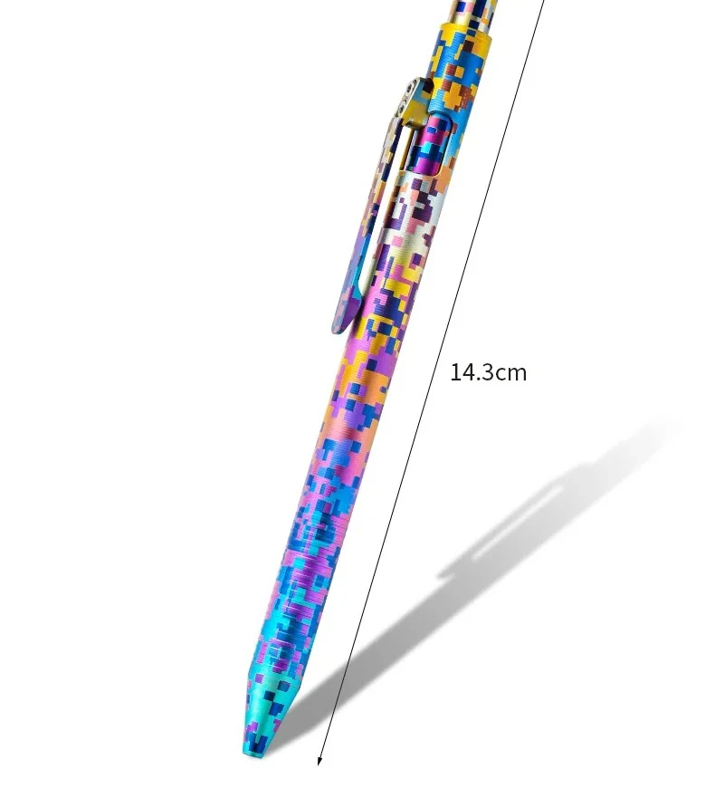 New Colorful Titanium Alloy Outdoor Multi Functional Tactical Pen Portable Hiking Camping Personalized Writing EDC Tool - Image 5