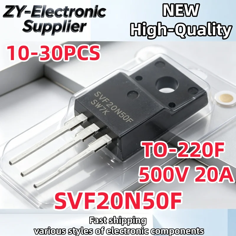 10-30Pcs Brand New SVF20N50F TO-220F 20A 500V MOS Field Effect Transistor Best Quality In Stock