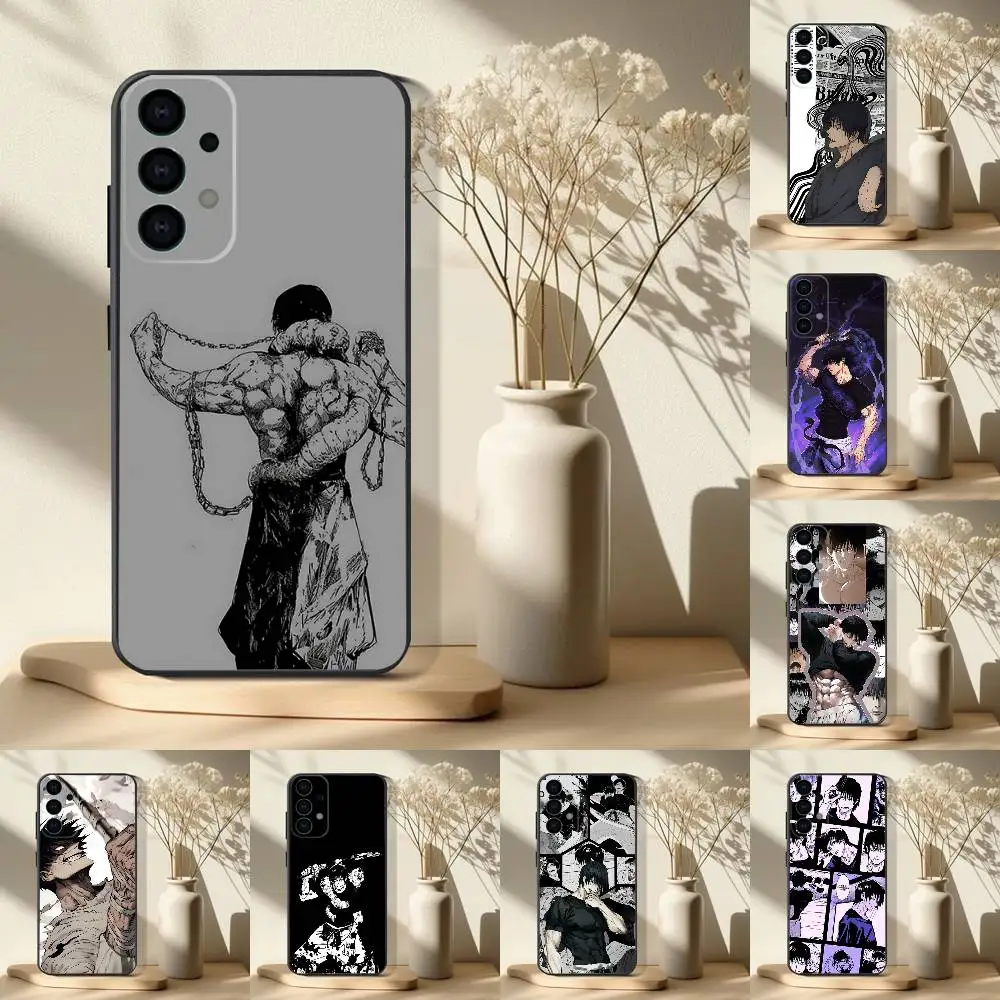 

Toji Fushiguro Jujutsu K-Kaisen Phone Case For Samsung S 25,24,23,22,30,21,10,9,Ultra,Plus,Lite,FE,4,5G Black Soft Case