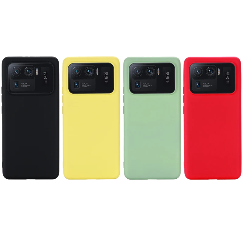 funda For Xiaomi Mi 11 Ultra Case Soft Premium Silicone Case with Flocking inside kılıf For Xiaomi Mi 11 Lite Cover with strap