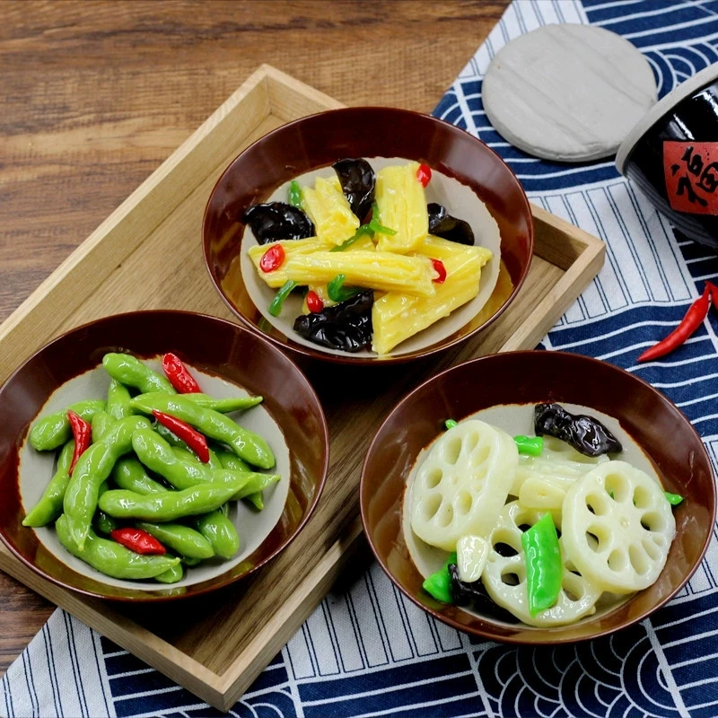 

Fake Chinese Food Simulation, Vegetables, Meat Bowl, Fried Dishes Model, Play Ornaments, Attractions Gift, Decoration Props