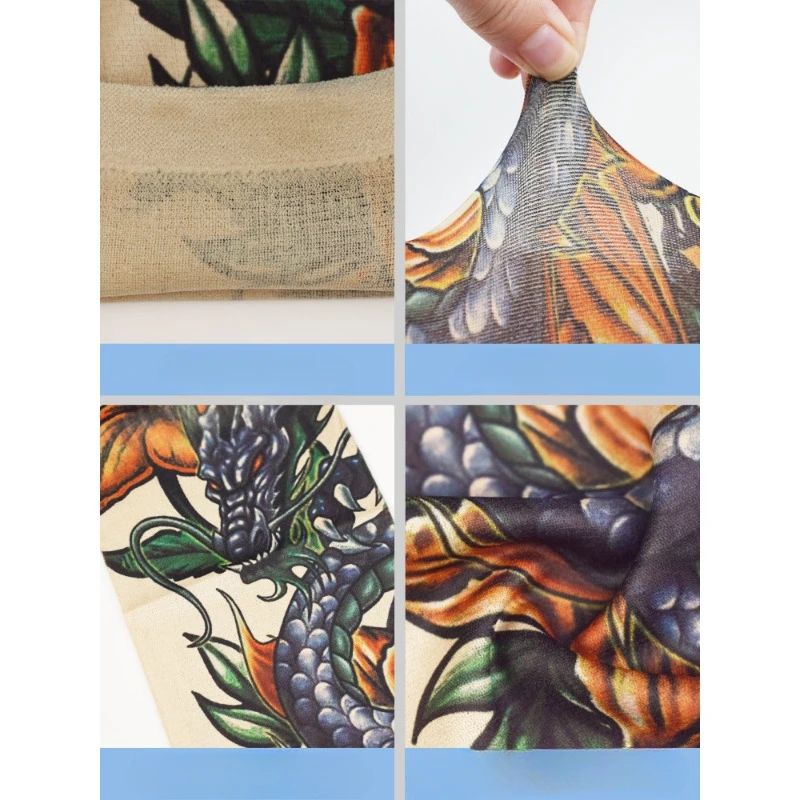 Flower Arm Tattoo Sleeve, Cycling Sports Sun Protection and UV Protection Tattoo Sleeve